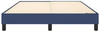vidaXL Boxspringbettgestell Blau 140x190 cm Stoff