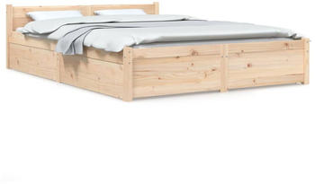 vidaXL Bett mit Schubladen 140x200cm (3103559)