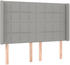 vidaXL Boxspringbett mit Matratze & LED Stoff 140x200cm (3138877)