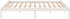 vidaXL Massivholzbett Kiefer 120x200cm (810013)