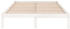 vidaXL Massivholzbett Kiefer 120x200cm (810013)