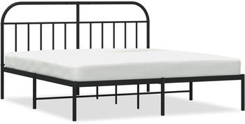 vidaXL Bettgestell mit Kopfteil Metall 180x200cm (353639)