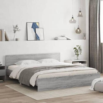 vidaXL Bettgestell mit Kopfteil 180x200cm (3207467)