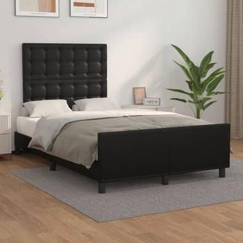 vidaXL Bettgestell mit Kopfteil Kunstleder 120x200cm (3125561)