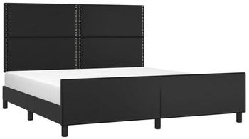 vidaXL Bettgestell mit Kopfteil Kunstleder 180x200cm (3125524)