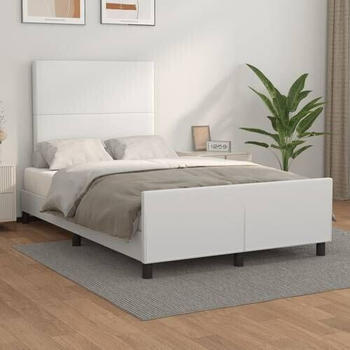 vidaXL Bettgestell mit Kopfteil Kunstleder 120x200cm (3125440)