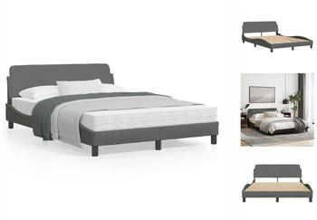 vidaXL Bettgestell mit Kopfteil Stoff 140x200cm (373186)