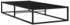 vidaXL Bettgestell schwarz Metall 90x200cm (324785)