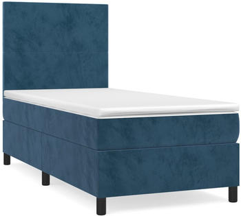 vidaXL Boxspringbett mit Matratze Samt 80x200cm (3142873)
