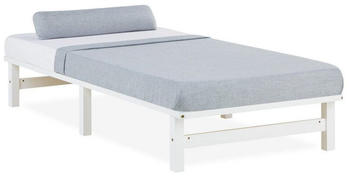 Homestyle4u Futonbett 90x200cm wei&szlig; (1965)