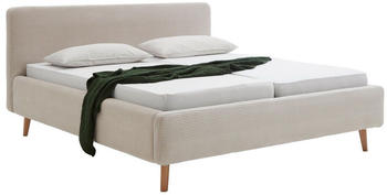 Meise M&ouml;bel Mattis mit Bettkasten 180x200cm H2/H3 Cord beige