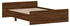 vidaXL Wood Bed Frame 140x190cm (3203788) brown