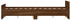 vidaXL Wood Bed Frame 140x190cm (3203788) brown
