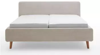 Meise Möbel Mattis mit Bettkasten 160x200cm Cord beige