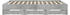 vidaXL Wood Bed Frame 160 x 200 cm (3207262) concrete