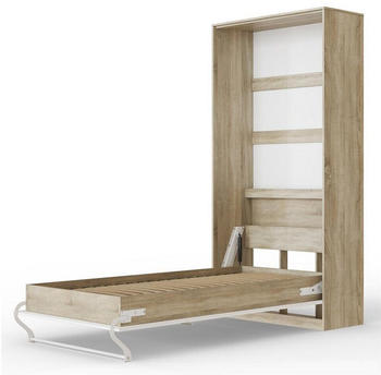 SmartBett Standard 90x200cm vertikal eiche sonoma/hochglanz-weiß SmartBett Standard 90x200cm vertikal eiche sonoma/hochglanz-weiß