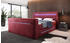 Luxusbetten24 Neptun mit TV-Lift und RGB 140x200cm H2 red