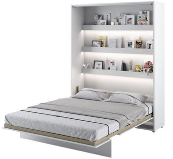 Meblini Bed Concept BC-12 160x200cm vertikal weiß