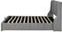 Flieks Hydraulisches Boxspringbett 140x200cm grau