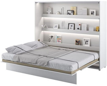 Meblini Bed Concept BC-14 160x200cm horizontal mit Matratze matt-weiß Meblini Bed Concept BC-14 160x200cm horizontal mit Matratze matt-weiß