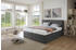 Westfalia Schlafkomfort Boxspringbett 160x200cm H2 Microvelours anthrazit