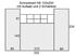 QMM TraumMöbel HB 120x200cm horizontal mit zwei Schränken lancelot-eiche/schwarz