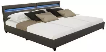 Home Deluxe Nube 270x200cm mit Matratze dunkelgrau