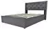 Flieks Hydraulisches Doppelbett 160x200cm grau