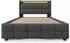 Flieks Polsterbett mit USB und Steckdosen 90x200cm