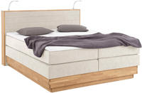 Home affaire Boxspringbett "Cavan" Eiche, inkl. Bettkasten & Topper, verschiedene
