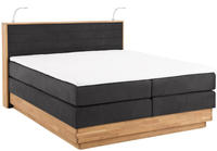 Home affaire Boxspringbett "Cavan" Eiche, inkl. Bettkasten & Topper, verschiedene
