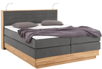 Home Affaire Cavan mit LED 160x200cm Topper Premium H4/H4 steel