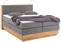 Home affaire Boxspringbett "Cavan" Eiche, inkl. Bettkasten & Topper, verschiedene