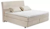 ED EXCITING DESIGN Boxspringbett "Marbella" Duo-Matratze- harte Kokosmatte, weiche