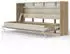 SmartBett Standard Horizontal 90x200cm anthrazit/sonoma-eiche (110706-049)