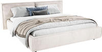 Home affaire Polsterbett "Adrina mit Biesenoptik, Feincord und Luxus-Microfaser" bis