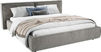 Home affaire Polsterbett "Adrina mit Biesenoptik, Feincord und Luxus-Microfaser" bis