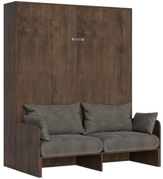 Itamoby Kentaro Sofa Wall Double Bed walnut