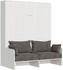 Itamoby Kentaro Sofa Wall Double Bed white ashlar