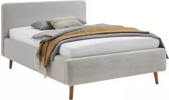 Meise Möbel Mattis mit Bettkasten 140x200cm Cord beige