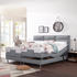 Westfalia Schlafkomfort Boxbett mit Motor 90x200cm H2 grau