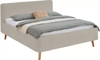 Meise Möbel Mattis Polsterbett 140x200cm Flausch beige