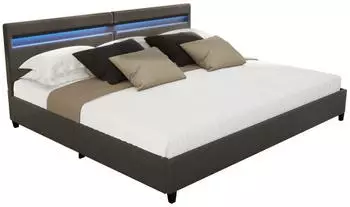 Home Deluxe Nube 200x200cm mit Matratze dunkelgrau