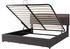 Flieks LED Hydraulisches Doppelbett mit Schubladen 180x200cm