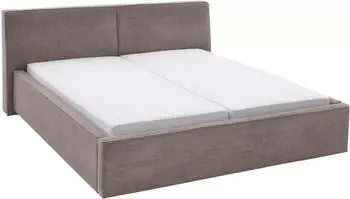 Meise M&ouml;bel Magnum 160x200cm mit Bettkasten Cord taupe