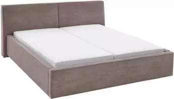 Meise Möbel Magnum 180x200cm mit Bettkasten Cord taupe
