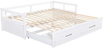 Merax Ausziehbares Schlafsofa 90/180x200cm (LD000033AAK)