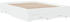vidaXL Wood Bed Frame 140x190cm (3280398) white