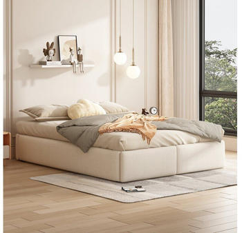 Flieks Polsterbett 140x200cm beige (S0W9R0IA)
