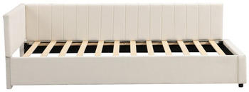Flieks Samt Daybett 90x200cm beige